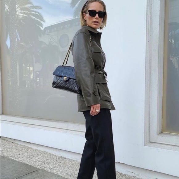 ANINE BING Leather Monroe -Oversized Style- Tag Small - Picture 9 of 16